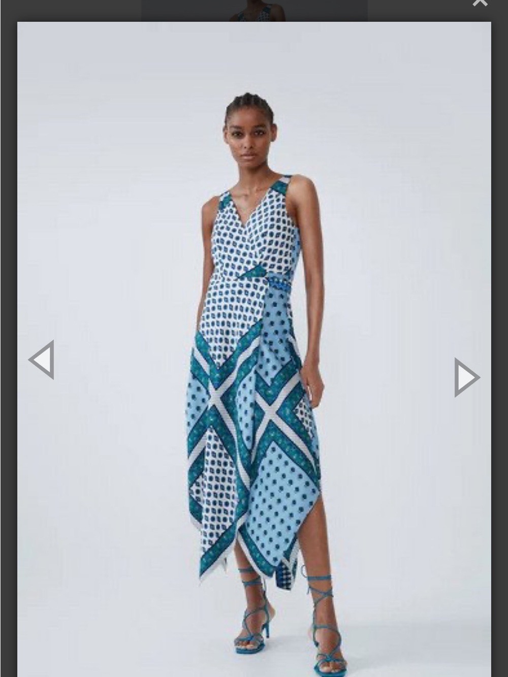 Zara Midi wrap dress
